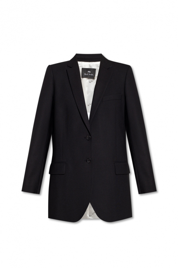 Black Wool Blazer Ps Paul Smith Vitkac Gb